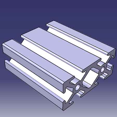 مدل سازي پروفيل آلومنيومي5